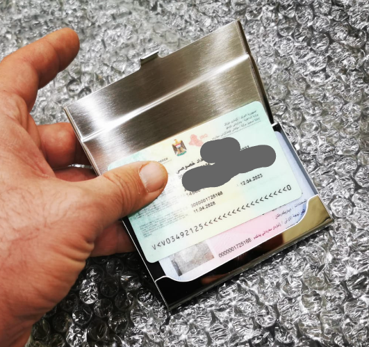H563 محفظة سنويه واجازه همر ستيل