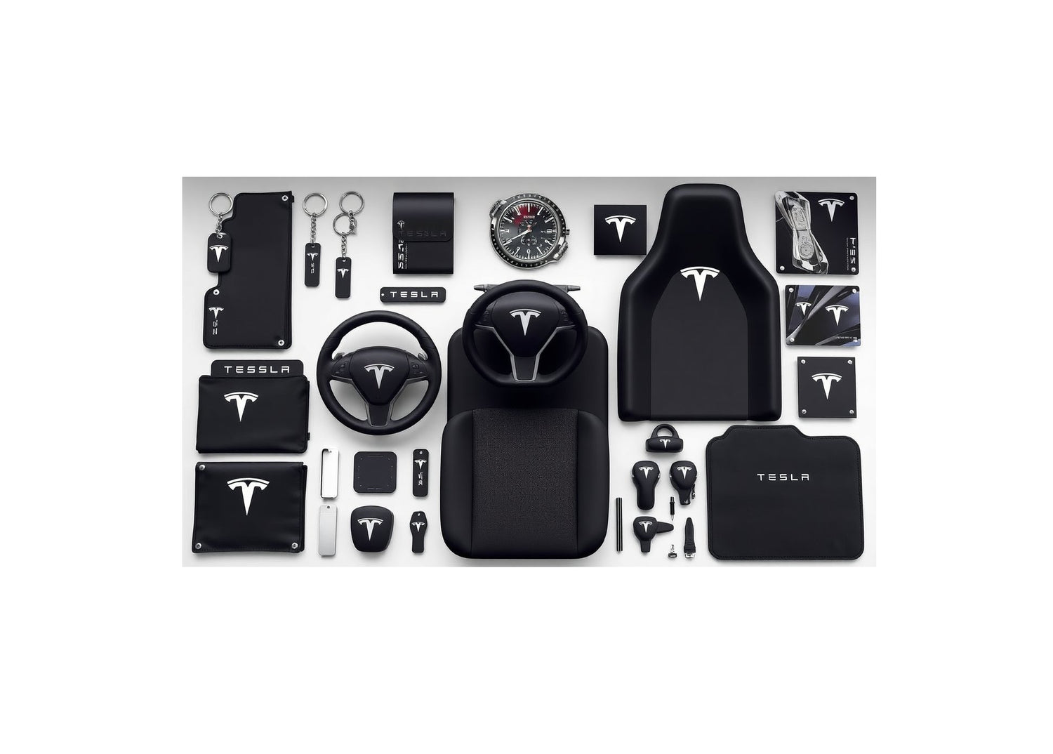 الكماليات الخاصه بالتسلا