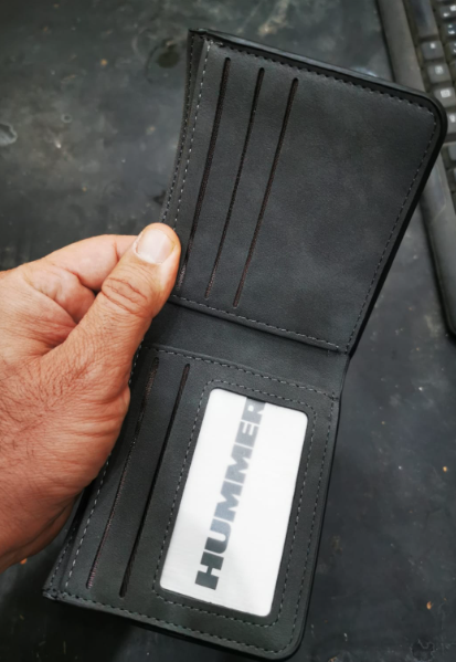 H564 محفظة فلوس مع بليتة همر