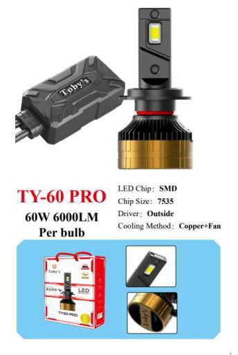 MML20 مصباح ليد TY60 PRO