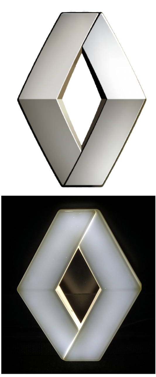 H34  علامة رينو ضوئيه